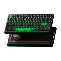 Clavier mécanique WEIKAV EG75 programmable à axe magnétique, USB Type-C, étanche, rétroéclairage RVB, entièrement en alliage d'aluminium