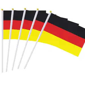 Shipping Fast Germany And All County Stick Mini Small Hand Held Flag For Sport Parade Party Festival Decorations