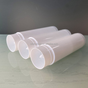 Vòng Rỗng 15G Lip Balm Ống Bán Buôn 0.5Oz Trắng Son Môi Ống Trường Hợp Rõ Ràng Lip Balm Trường Hợp Cổ Phiếu - Product Image 2