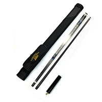 Ensemble de queues de billard Xikuno Economy Premium 1/2 High-Tech 58" avec fût en fibre de carbone et sac de queue YFen avec extension