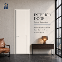 Porte intérieure sculptée minimaliste moderne, porte de chambre en bois, isolation acoustique, anti-étirement, porte de chambre personnalisée pour maison et hôtel