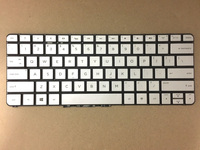 Clavier original sans cadre avec rétro-éclairage pour HP Spectre 13-3000 Ultrabook US Silver