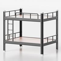 Lit superposé en métal robuste avec structure en acier pour dortoir scolaire, idéal pour les étudiants et le personnel, gain de place