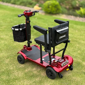 Nova <span class=keywords><strong>Scooter</strong></span> <span class=keywords><strong>El</strong></span>étrica Dobrável Leve de 250W com 4 Rodas e Cesto para Idosos e Adultos - Modelo 2026 - Product Image 2