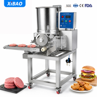 Nouvelle machine industrielle de formage de galettes de hamburgers, ligne de traitement automatique de hamburgers pour restaurants, 2100p/h