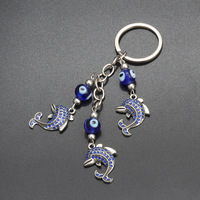 Pendentif Nazar turc bleu contre le mauvais œil, amulette porte-bonheur pour voiture, maison, jardin, porte-clés, protection, cadeau porte-bonheur