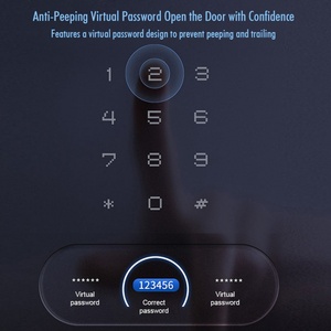 Cerradura Inteligente Nueva con Combinación Digital Biométrica Inteligente, Huella Dactilar, Contraseña, Cerradura Inteligente Tuya Ttlock para Puerta de Madera - Product Image 6