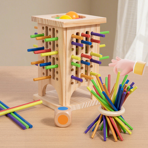 Newest Colorful Wooden Stick Dice Set Wooden Learning Puzzles Interactive Playing Gift Teaching Aids <b>Toys</b> for Kids Boys Girls - Product Image 2