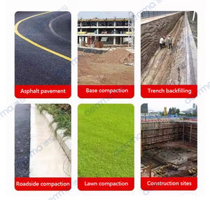 Rodillo <span class=keywords><strong>Compactador</strong></span> Vibratorio de Doble Tambor con Motor Diésel de 9hp, Rodillo <span class=keywords><strong>Compactador</strong></span> Pequeño de 2 Toneladas, Mini Rodillo <span class=keywords><strong>Compactador</strong></span> <span class=keywords><strong>Manual</strong></span> para Carreteras - Product Image 6