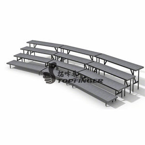 Plateformes de chœur Topfinger 2026 à <span class=keywords><strong>prix</strong></span> avantageux, plateformes assises, plateformes mobiles en aluminium pliables, escaliers de scène de chœur/plateformes de chœur - Product Image 4