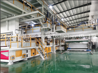 Ligne de production SSMMS ultra-large de 4,2 m à cinq têtes pour textiles industriels et médicaux