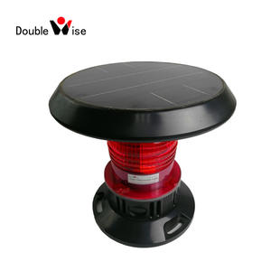 ราคาผู้ผลิตระบบไฟเตือนการบินแบบเสาความเข้มปานกลางพลังงานแสงอาทิตย์ ป้องกันนก - Product Image 2