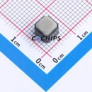 SKPMCAE030 Tactile Switch SMD,6x6mm Switch Single Pole Single Throw 1.2N Vertical Mount 6mm - Product Image 1