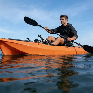 เรือคายัคแบบนั่งบน Yak Outdoors สำหรับตกปลา 1 ที่นั่ง ขนาด 3.1-4 เมตร ดีไซน์แบบต่อประกอบได้ เหมาะสำหรับแม่น้ำ พร้อมระบบขับเคลื่อนด้วยเท้าเหยียบ - Product Image 3