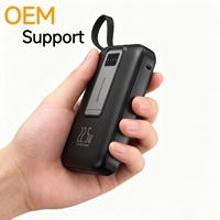 Batterie externe magnétique portable OEM tendance 10000 mAh 22,5 W PD à charge rapide pour téléphones