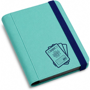 Album per Carte di Alta Qualità <span class=keywords><strong>in</strong></span> PU con 4 Tasche e 160 Scomparti, Design Completamente Goffrato, Raccoglitore TCG per Proteggere le Tue Carte - Product Image 1