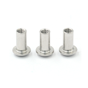 Écrous de fixation pour meubles, écrous à tête plate, écrous à douille filetés M2 M2.5 M3 M4 M5 <span class=keywords><strong>M6</strong></span>, écrous à douille en acier inoxydable - Product Image 2