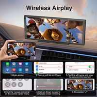 Écran de voiture intelligent de 10.25 pouces DVR haute définition Navigation GPS Android Auto Carplay Mirror Link Wifi MP5 Carplay Monitor USB