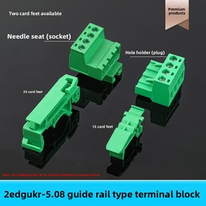 Rongsen Butt 2edg-Ukr-5. 08 Solder-Free Plug-in Nhanh Chóng Khối Thiết Bị Đầu Cuối 35Mm Đường Sắt Kết Nối Cho Ô Tô Sử Dụng 24-12 AWG 15A - Product Image 4