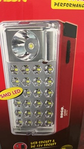 Nhà máy cung cấp giá hấp dẫn pin lithium có thể sạc lại dẫn ánh sáng khẩn cấp với USB sạc để sử dụng nhà - Product Image 4