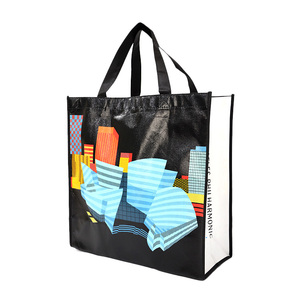 Eco amigable fuerte reutilizable reciclado laminado <span class=keywords><strong>de</strong></span> bolso laminado bolso <span class=keywords><strong>Shopper</strong></span> - Product Image 2