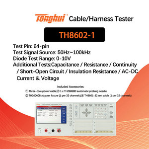 Tonghui TH8602-1 TH8602-2 TH8602-3 TH8602-4 TH8602B TH8602C TH8603-4 Instrumento de Medición de Cables y Probador de Arnés - Product Image 2