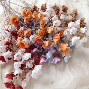 Decorazioni per soffitto PT-1032 Long Branch con fiori <span class=keywords><strong>viola</strong></span> e oro per matrimoni e feste - Product Image 1