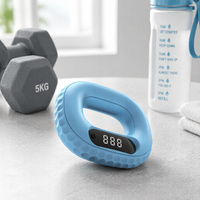 Renforceur de poignet électronique en silicone doux pour la peau avec compteur numérique LCD et force réglable pour la rééducation musculaire