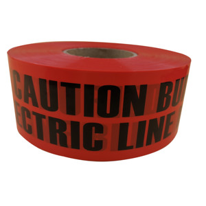 Cinta de Advertencia de Peligro PE de 75 mm x 300 m, Cinta de Aislamiento de Seguridad No Adhesiva, Impermeable y de Alta Visibilidad - Product Image 4
