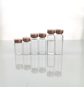 Bán sỉ thủy tinh trong suốt mini lọ cho chăm sóc da 3ml 5ml 9ml 10ml 15ml 20ml Tablet bột penicillin chai thuốc - Product Image 1