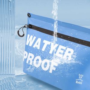 Sac à bandoulière en bâche PVC imperméable, personnalisé avec logo imprimé, couleurs assorties, pour la maison, le sport, la natation et le fitness, OEM disponible - Product Image 4