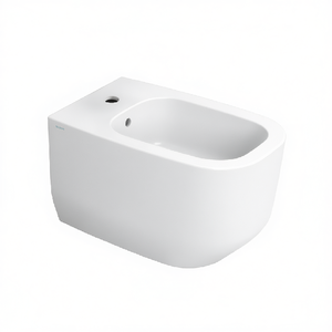 Bidé Suspendido Alba de 56 cm en Cerámica Blanca Mate - Product Image 2