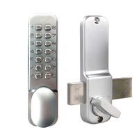Cerradura de puerta con entrada sin llave, teclado con código digital, resistente al agua, antirrobo, para patio, apartamento, oficina, hogar