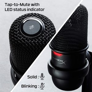 HyperX <span class=keywords><strong>solocast</strong></span> <span class=keywords><strong>USB</strong></span> คอนเดนเซอร์100% เล่นเกมของแท้เข้ากันได้กับ PS4 PC และ Mac สำหรับการเรียนการสอน - Product Image 5