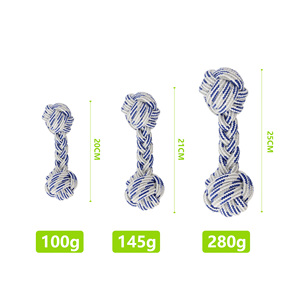 Nunbellpets גומי כותנה חבל כלב ללעוס צעצועים קלאסי אינטראקטיבי ובטוח - Product Image 6