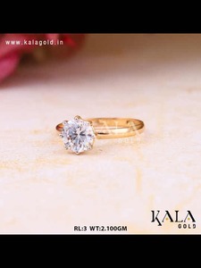 Bague de mode en diamant américain en or 18 carats chic Style géométrique pour mariage fête bureau fiançailles cadeau Fine bagues Collection - Product Image 2