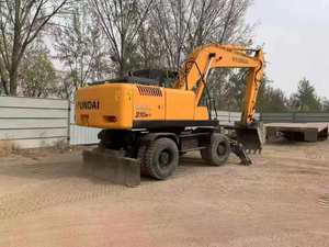 Excavadora de Ruedas Hyundai de 21 Toneladas Fabricada en Corea del Sur, Usada, con Motor, Capacidad de Cucharón de 1.2m, 1 Año de Garantía - Product Image 5