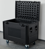 Boîte de rangement pour câbles en plastique PE GoodCase Utility, pour DJ, équipement audio et d'éclairage de scène, boîte de transport pour câbles