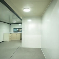 Maisons miniatures prêtes à être expédiées, OEM ODM, aménagement personnalisé, maison préfabriquée en conteneur extensible de 20 pieds, maisons modulaires pliables en conteneur, CE