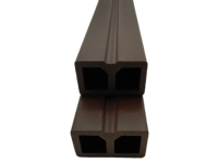 Quille composite creuse en bois et plastique bon prix Quille extrudée en WPC pour l'installation de terrasses de jardin