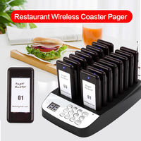Appelants sans fil de haute qualité pour les clients, 16 bipeurs, système de vibration pour la file d'attente des clients dans les restaurants, cafés, boutiques de desserts et de nourriture