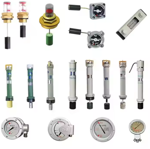 하이 퀄리티 산업용 유압 오일 레벨 게이지 유압 오일 용 플라스틱 시야 표시기 플랜지 장착 맞춤형 모델 - Product Image 1