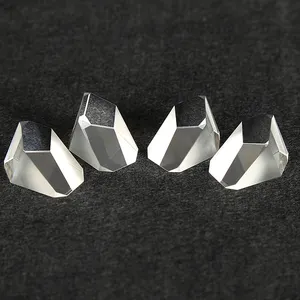 Preços baratos k9 vidro de cristal uv personalizado, revestimento triangular lente óptica
