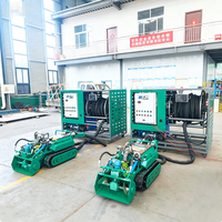 Robot de dragage amphibie à châssis en acier galvanisé avec jauge de niveau de boue pour bassin de pré-sédimentation de source d'eau potable