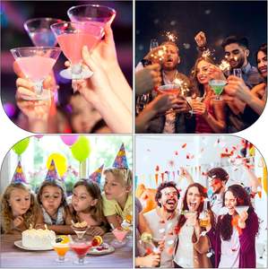 Petit carré trapèze pour dessert en plastique doré Mousse pour dessert <span class=keywords><strong>Sable</strong></span> Coupe à glace Chocolat Coupe à glace avec cuillère - Product Image 5