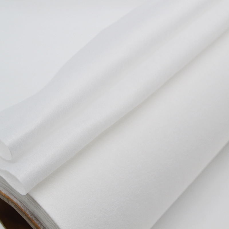 White Spunlace Nonwoven Roll Viscose Polyester Cotton Bamboo Lyocell Fiber Roll Fabric Customizable Weight Material