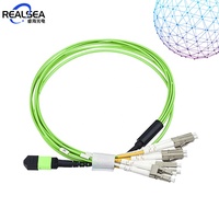 Câble de tronc en Fiber optique OM5, Multimode, cordon de raccordement en Fiber optique MTP-MTP OM5