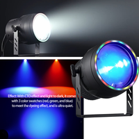 Projecteur LED COB Zoom 200W avec ouverture RGB, CTO, lumière blanche chaude et froide, pour scène, théâtre, spectacle, lampe de scène LED
