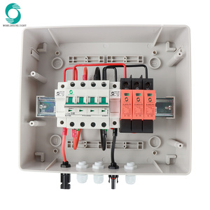 WSDB-PV1/1 IP65 étanche 1 entrée 1 sortie 1 chaîne 16A 1000V DC PV panneau solaire boîte de combinaison de puissance pour système de réseau de panneaux solaires - Product Image 3