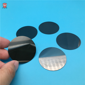 Shining Polished Black Zirconia Ceramic Watch Dial Wafer - Product Image 1